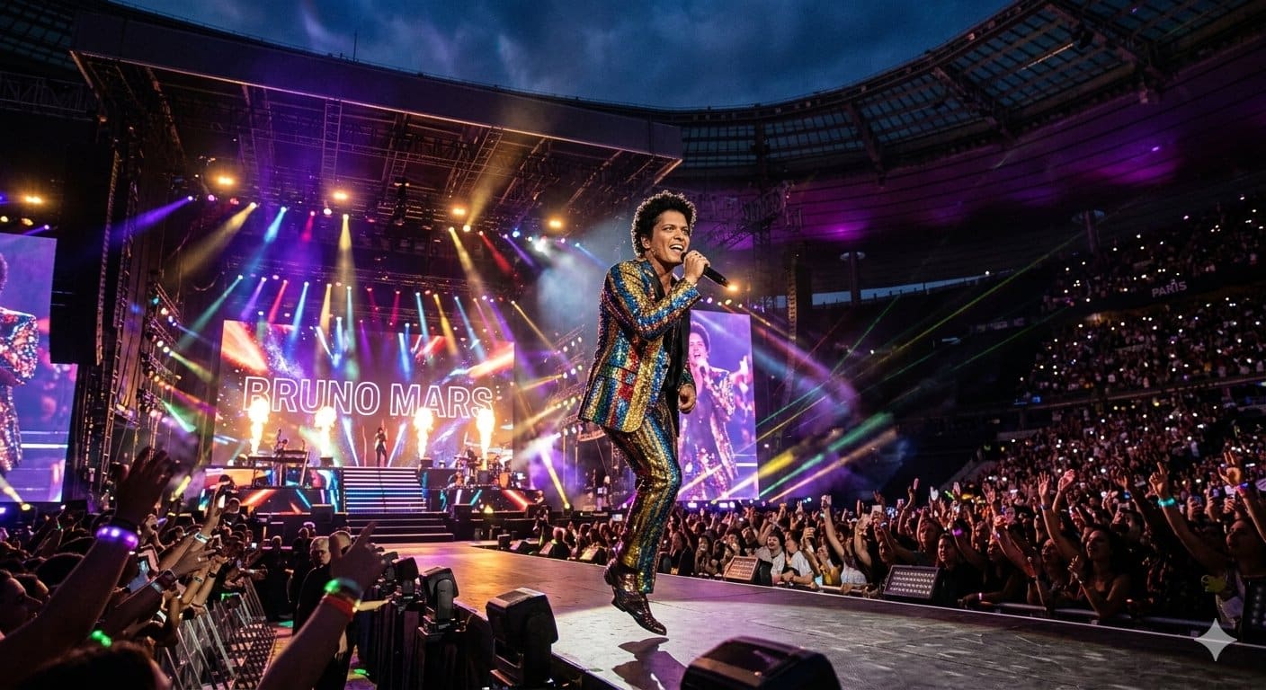Bruno Mars au Stade de France